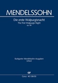Cover: Die erste Walpurgisnacht (Klavierauszug) - Carus-Verlag