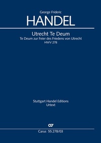 Abbildung von: Utrecht Te Deum (Klavierauszug) - Carus-Verlag