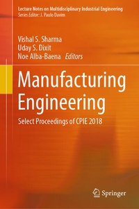 Enlarge image Cover: Manufacturing Engineering - Springer