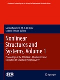 Cover: Nonlinear Structures and Systems, Volume 1 - Springer