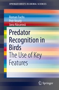 Cover: Predator Recognition in Birds - Springer