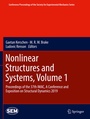 Cover: Nonlinear Structures and Systems, Volume 1 - Springer