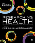 Cover: Researching Health - SAGE Publications Ltd