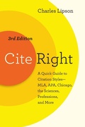 Cover: Cite Right - University of Chicago Press
