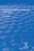 Cover: Introductory Sketch of the Bantu Languages - Routledge