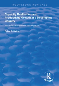 Abbildung von: Capacity Realization and Productivity Growth in a Developing Country - Routledge