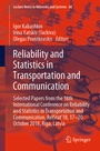 Cover: Reliability and Statistics in Transportation and Communication - Springer