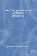 Bild: Text, Cases and Materials on Contract Law - Routledge