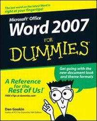 Abbildung von: Word 2007 For Dummies - Wiley