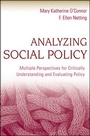 Cover: Analyzing Social Policy - Wiley