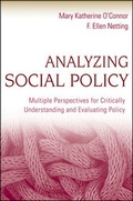 Cover: Analyzing Social Policy - Wiley