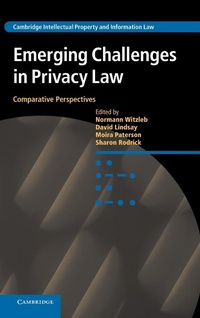 Abbildung von: Emerging Challenges in Privacy Law - Cambridge University Press