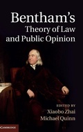 Cover: Bentham's Theory of Law and Public Opinion - Cambridge University Press