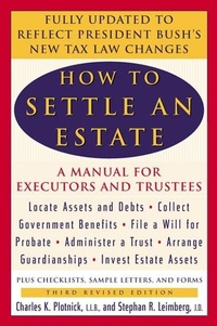 Enlarge image Cover: How to Settle an Estate - Plume