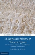 Cover: A Linguistic History of Ancient Cyprus - Cambridge University Press