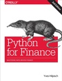 Cover: Python for Finance - O'Reilly