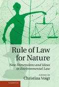 Bild: Rule of Law for Nature - Cambridge University Press
