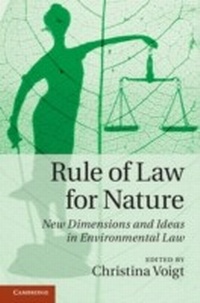 Abbildung von: Rule of Law for Nature - Cambridge University Press