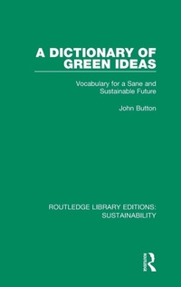 Enlarge image Cover: A Dictionary of Green Ideas - Routledge