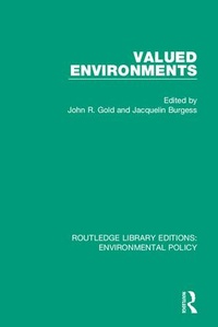Enlarge image Cover: Valued Environments - Routledge
