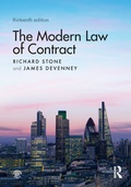 Bild: The Modern Law of Contract - Routledge