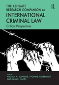 Cover: The Ashgate Research Companion to International Criminal Law - Routledge
