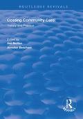 Cover: Costing Community Care - Routledge