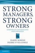 Cover: Strong Managers, Strong Owners - Cambridge University Press