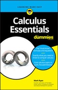 Cover: Calculus Essentials For Dummies - Wiley