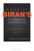 Cover: Maine de Biran's 'Of Immediate Apperception' - Bloomsbury Academic