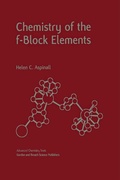 Cover: Chemistry of the f-Block Elements - Routledge
