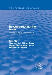 Enlarge image Cover: Re-Constructing the Book - Routledge