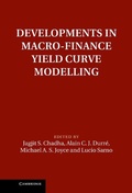 Cover: Developments in Macro-Finance Yield Curve Modelling - Cambridge University Press