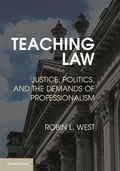 Cover: Teaching Law - Cambridge University Press