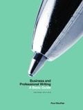 Cover: Business and Professional Writing: A Basic Guide - Second Edition - Broadview Press Ltd