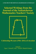 Cover: Selected Writings from the Journal of the Saskatchewan Mathematics Teachers' Society - Information Age Publishing