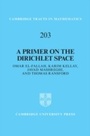 Cover: A Primer on the Dirichlet Space - Cambridge University Press