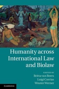 Cover: Humanity across International Law and Biolaw - Cambridge University Press