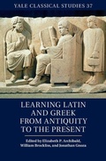 Cover: Learning Latin and Greek from Antiquity to the Present - Cambridge University Press