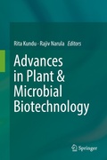 Cover: Advances in Plant & Microbial Biotechnology - Springer