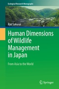 Cover: Human Dimensions of Wildlife Management in Japan - Springer