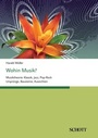 Cover: Wohin Musik? - Schott Buch
