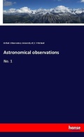 Cover: Astronomical observations - Hansebooks