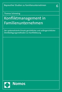 Abbildung von: Konfliktmanagement in Familienunternehmen - Nomos