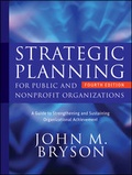 Cover: Strategic Planning for Public and Nonprofit Organizations - Jossey-Bass