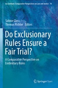 Cover: Do Exclusionary Rules Ensure a Fair Trial? - Springer