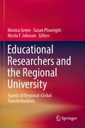 Cover: Educational Researchers and the Regional University - Springer