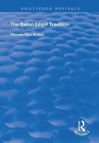 Enlarge image Cover: The Italian Legal Tradition - Routledge
