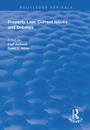 Cover: Property Law: Current Issues and Debates - Routledge