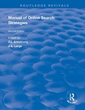 Cover: Manual of Online Search Strategies - Routledge